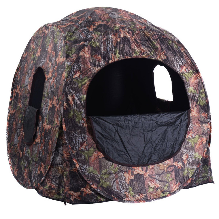 Portable Pop Up Ground Camo Blind Hunting Enclosure OP2989