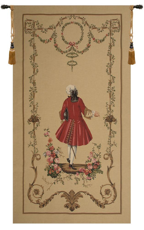 A Gentleman's Departure Large European Tapestry WW-11586-15468