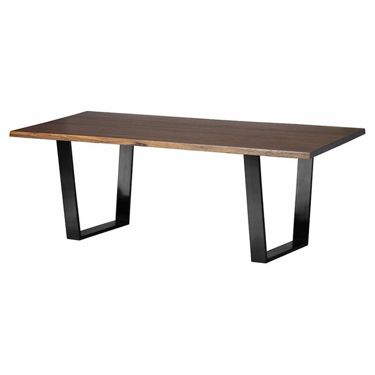 Nuevo Versailles Dining Table - Seared Oak/Black Hgsx200