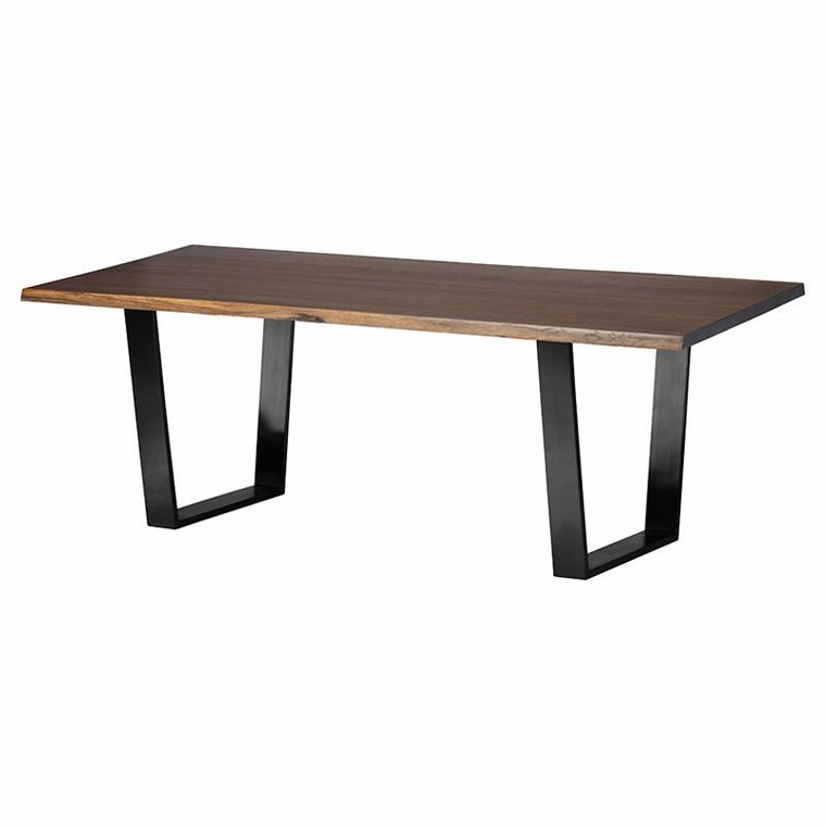 Nuevo Versailles Dining Table - Seared Oak/Black Hgsx199