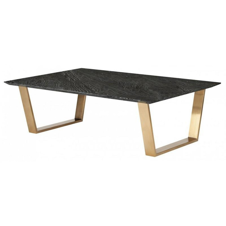 Nuevo Catrine Coffee Table - Black/Gold Hgna309