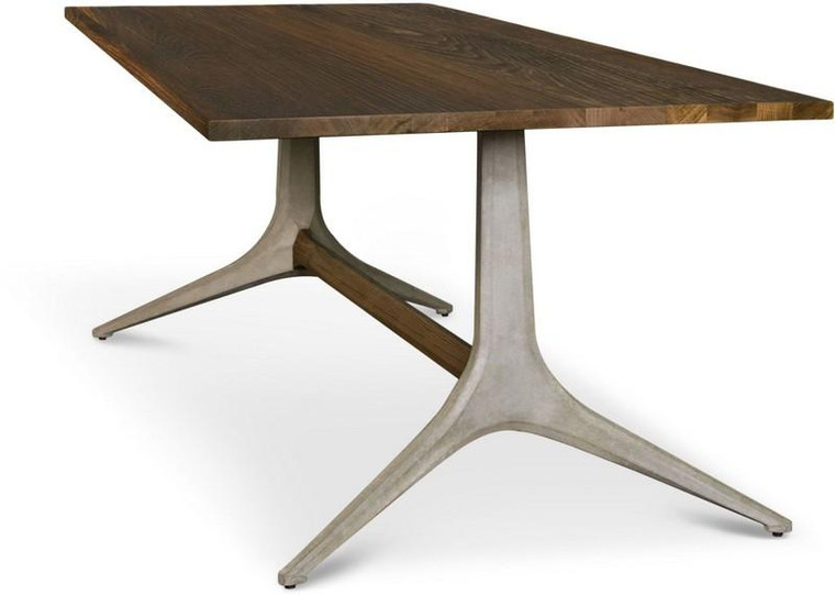 Nuevo Kahn Dining Table - Smoked Oak/Grey Hgda523