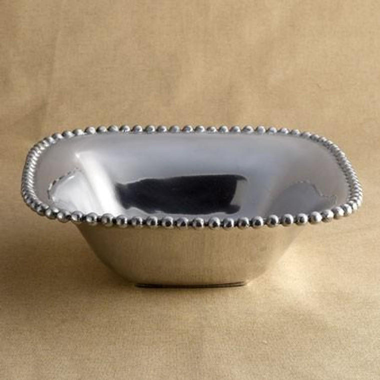 Aluminum Beaded Bowl Large(Pack Of 2) 3635