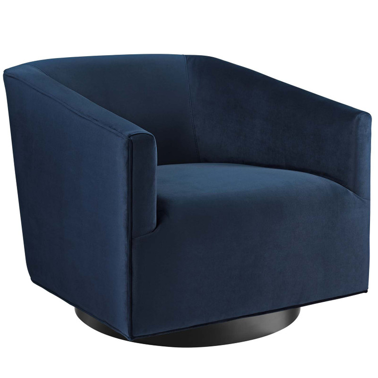 Twist Accent Lounge Performance Velvet Swivel Chair EEI 3456 MID by Modway Furniture