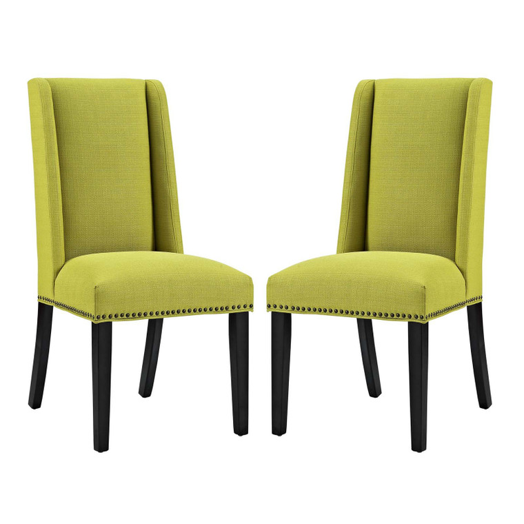 Baron Dining Chair Fabric Set Of 2 EEI 2748 WHE SET by Modway Furniture