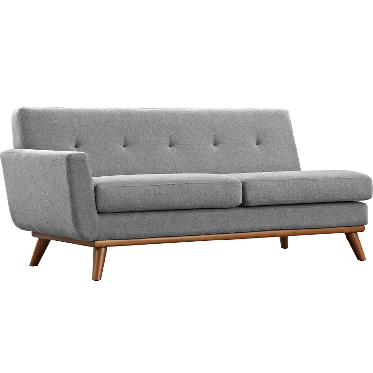 Engage Left Arm Loveseat EEI 1795 GRY by Modway Furniture