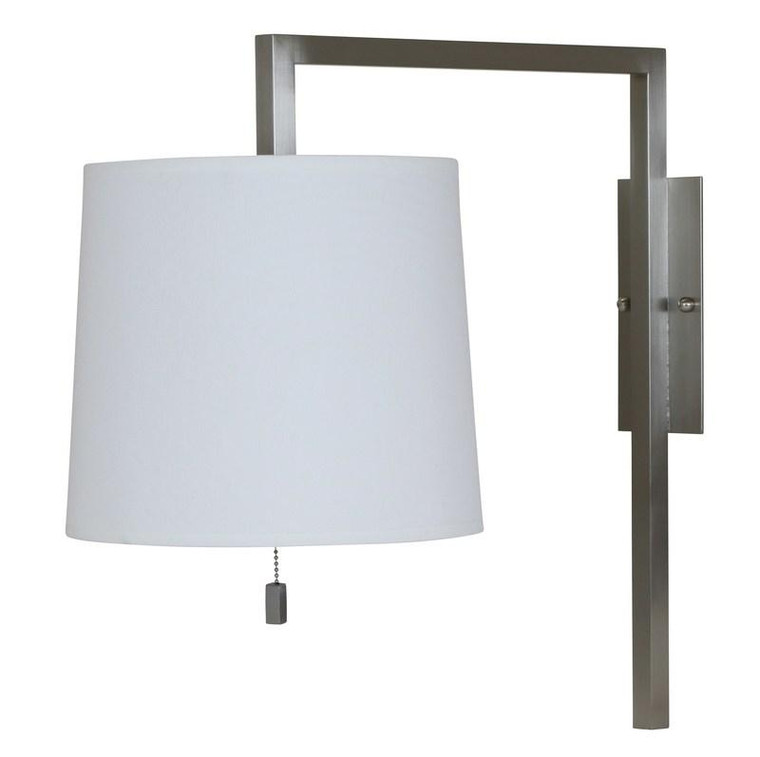 Pin Up Wall Lamp In Satin Nickel Wl630-Sn