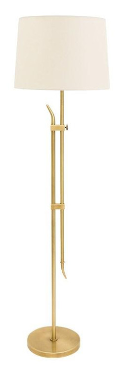 61" Windsor Adjustable Floor Lamp In Antique Brass W400-Ab