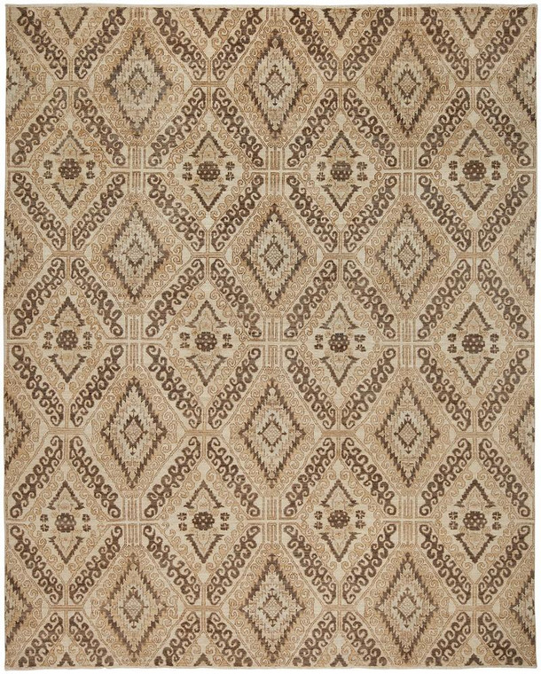 Harounian Metropolis Metr-502 Slate 10'X14' Hand Knotted Wool & Viscose Rug 11376