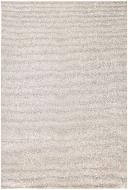 Harounian Miles Mil-1406 White 6'X9' Hand Loomed Wool & Viscose Rug 10764