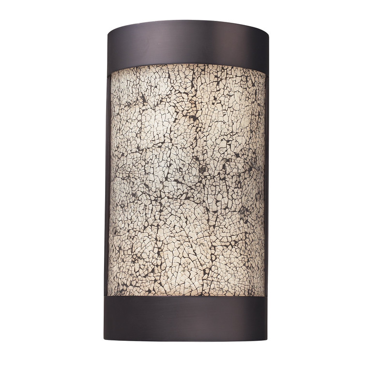 Diamante 2-Light Wall Sconce In An Antique Pewter Finish With White 533-2Ap-Whc
