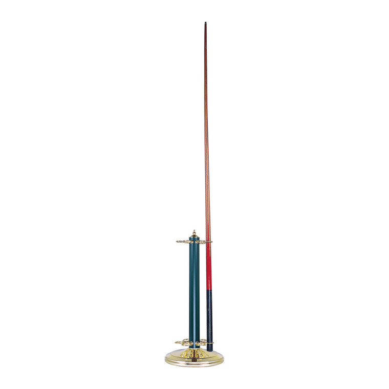 Casual Traditions Cue Stand Pol Brass/Wood 169-Pbg