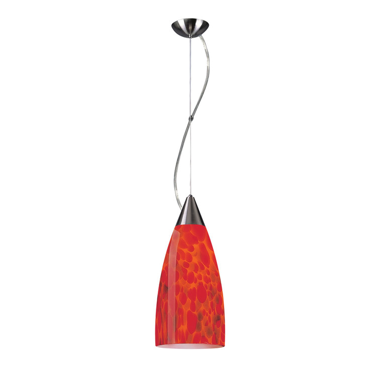 Pendaglio Collection Fire Red Glass 135-1Fr