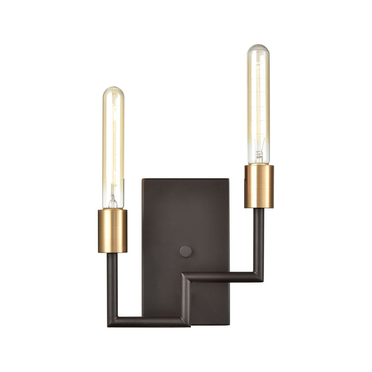 Congruency 2-Light Sconce In Oil Rubbed Bronze 12200/2