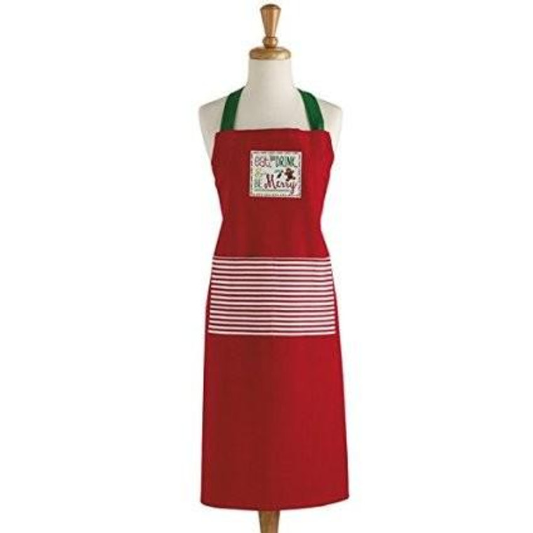 Design Imports Be Merry Chef'S Apron Cos34188 (Pack Of 10) COS34188