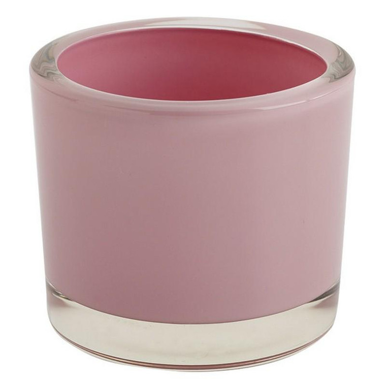 Pink Glass Candle Holder (Pack Of 29) 28637