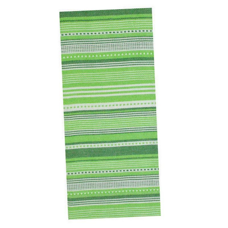 Grass Green Sommerset Stripe Dishtowel (Pack Of 45) 17445