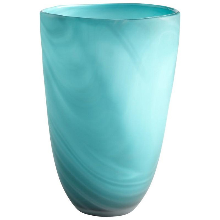 Small Sea Swirl Vase 08784 By Cyan