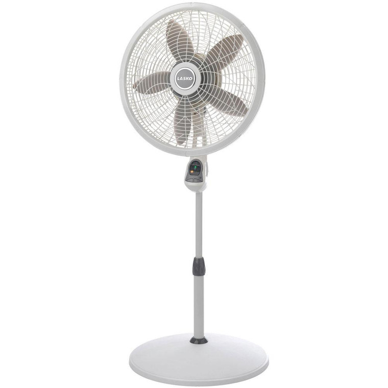 18" Remote Control Oscillating Pedestal Fan 3-Speeds 1850