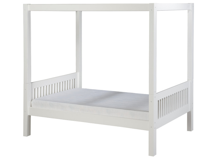 Camaflexi Canopy Bed - Mission Headboard - Natural Finish C811_NT