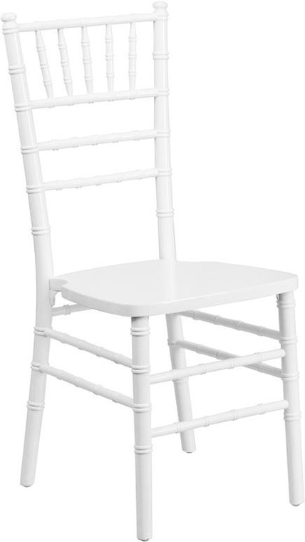 Flash Furniture Flash Elegance White Wood Chiavari Chair XS-WHITE-GG