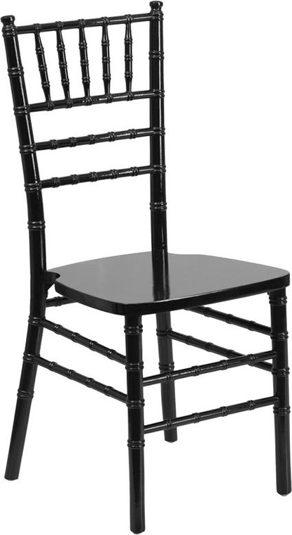 Flash Furniture Flash Elegance Black Wood Chiavari Chair XS-BLACK-GG