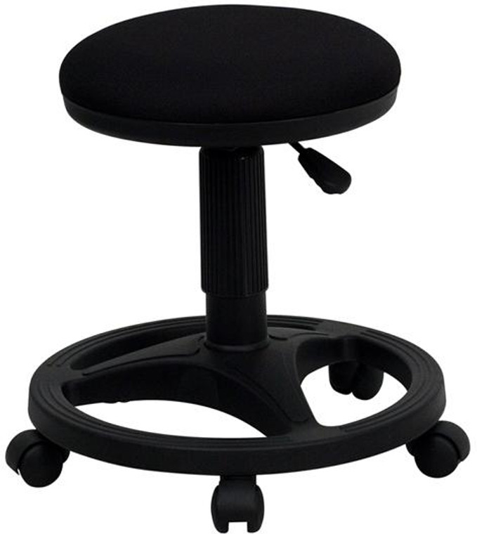 Flash Furniture Black Stool With Foot Ring WL-905DG-GG
