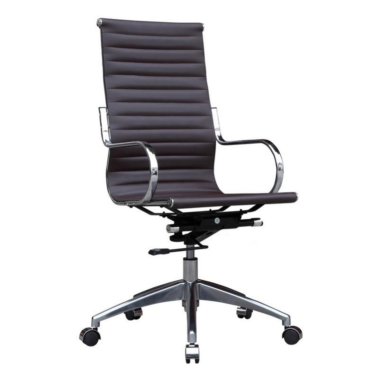 Dark Brown Twist Office Chair With High Back FMI10227-DARK BROWN