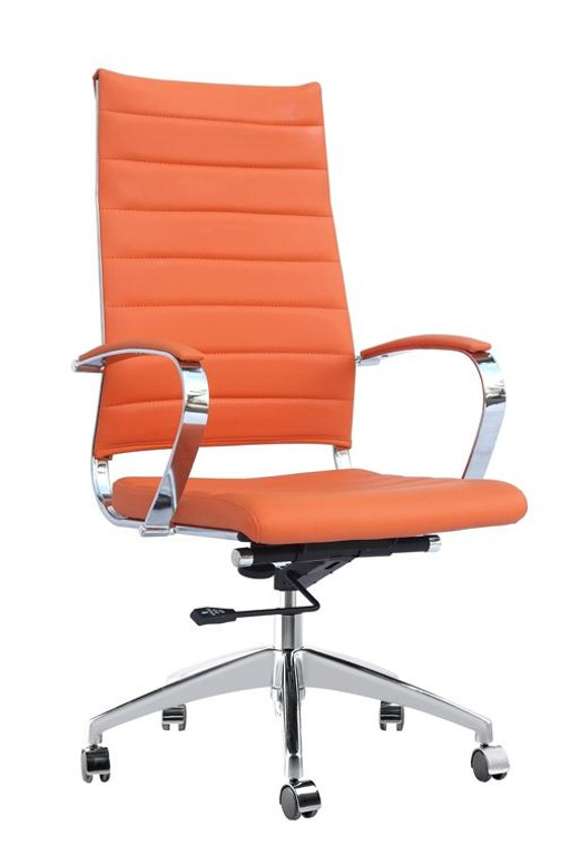 Orange Sopada Conference High Back Office Chair FMI10078 by Fine Mod