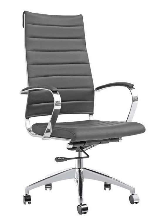 Black Sopada Conference High Back Office Chair FMI10078 by Fine Mod