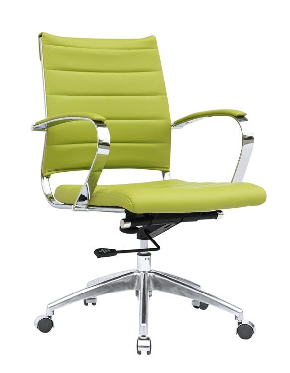 Green Sopada Conference Mid Back Office Chair FMI10077 by Fine Mod