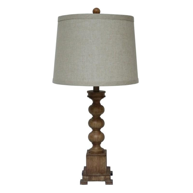 6160 Fangio 28 Inch Resin Table Lamp