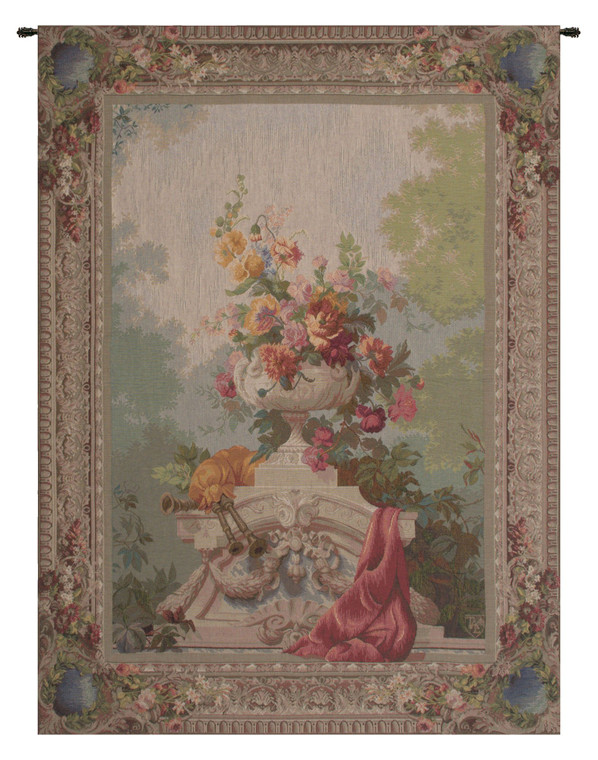 Bouquet Cornemuse French Tapestry WW-7-13