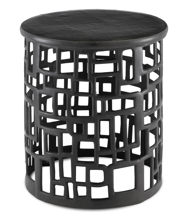 Currey Wasi Black Accent Table 4000-0115