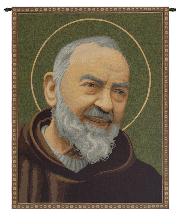 San Pio Father Pio III Italian Tapestry WW-7863-10962