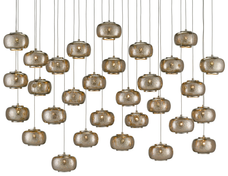 Currey Pepper 30-Light Multi-Drop Pendant 9000-0693