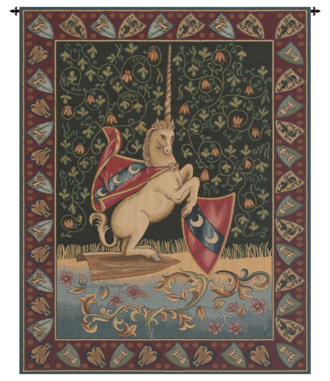 Unicorn Medieval Italian Tapestry WW-8089-11273