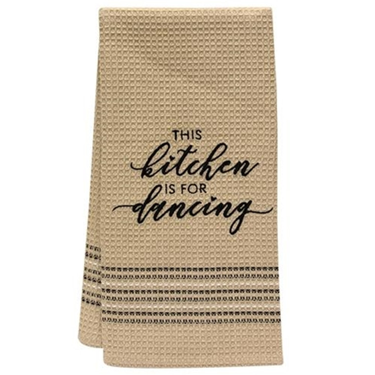 This Kitchen Is For Dancing Dish Towel G29418 By CWI Gifts