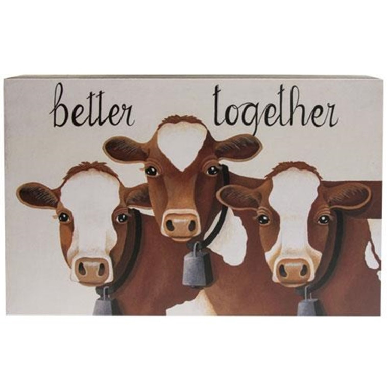 *Better Together Box Sign G35367 By CWI Gifts