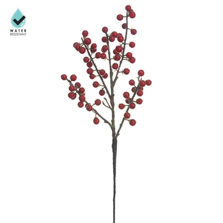 13" Berry Pick Red (Pack Of 12) XBS222-RE By Silk Flower