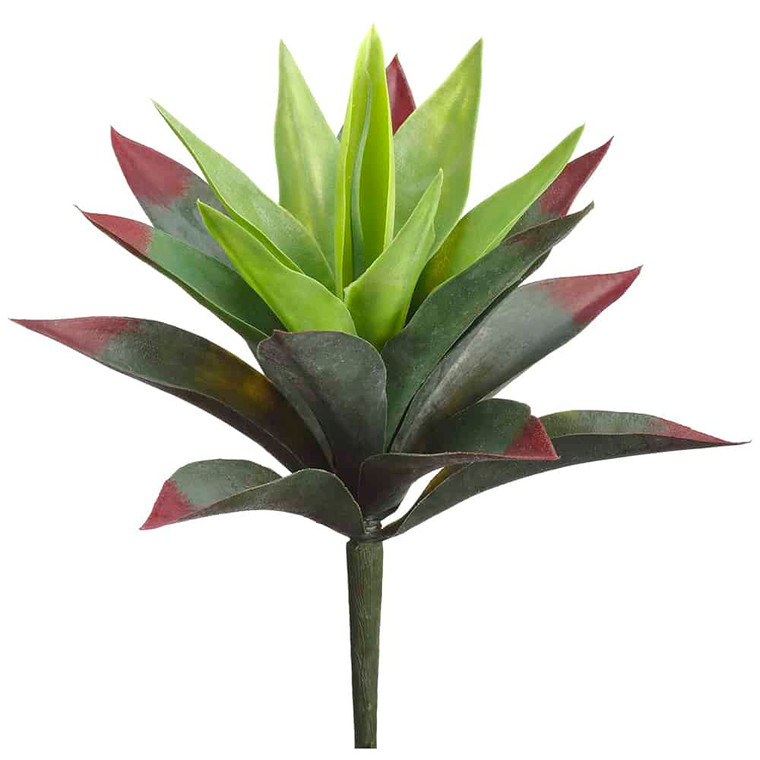 11" Agave Plant W/19 Leaves Green (Pack Of 4) ZA3586-GR By Silk Flower