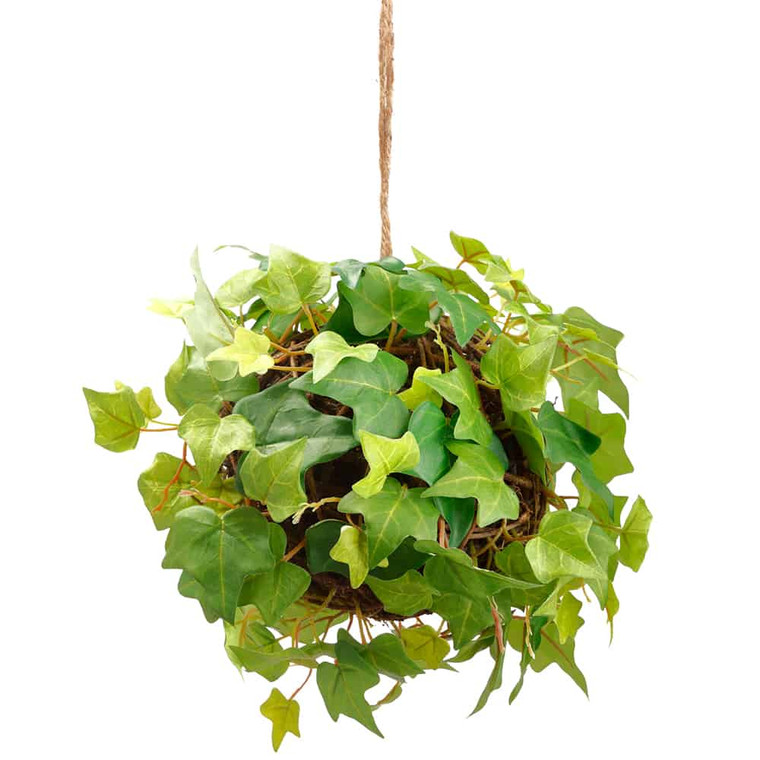 8.5" Ivy Leaf Orb Green (Pack Of 6) PFI101-GR By Silk Flower