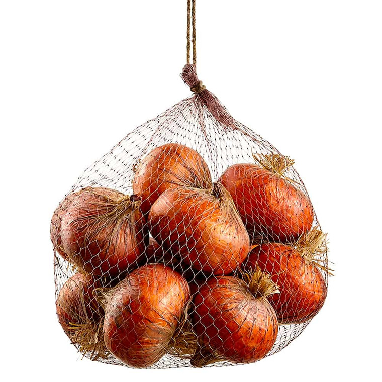 2" - 2.5" Onion (12 Ea/Meshed Bag) Orange (Pack Of 12) VZO105-OR By Silk Flower