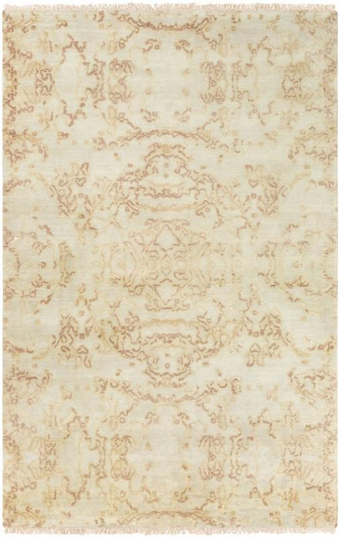 Surya Atmospheric Hand Knotted White Rug ASC-1000 - 6' x 9'