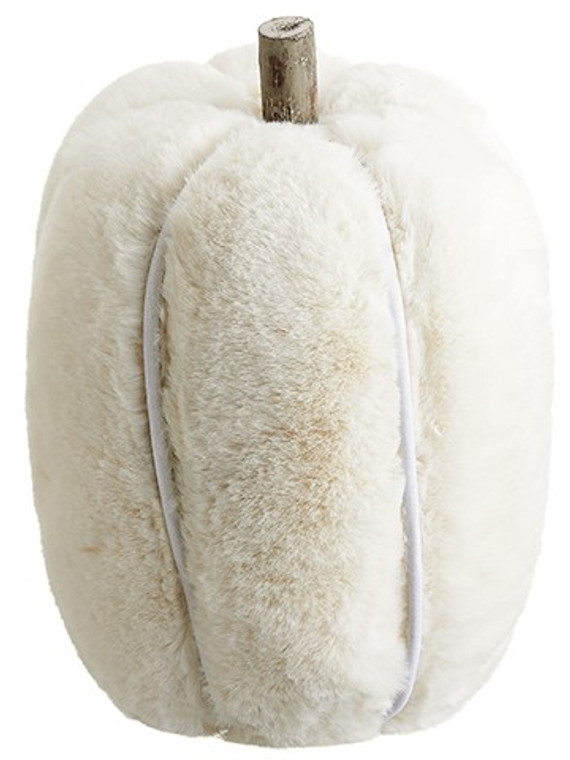 13.7"H X 8.6"D Fur Pumpkin Beige (Pack Of 4) VZP302-BE By Silk Flower