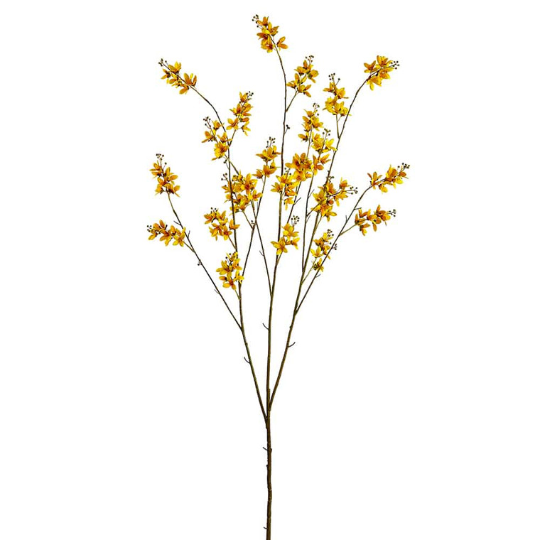 53" Forsythia Branch Yellow (Pack Of 6) FSF405-YE By Silk Flower