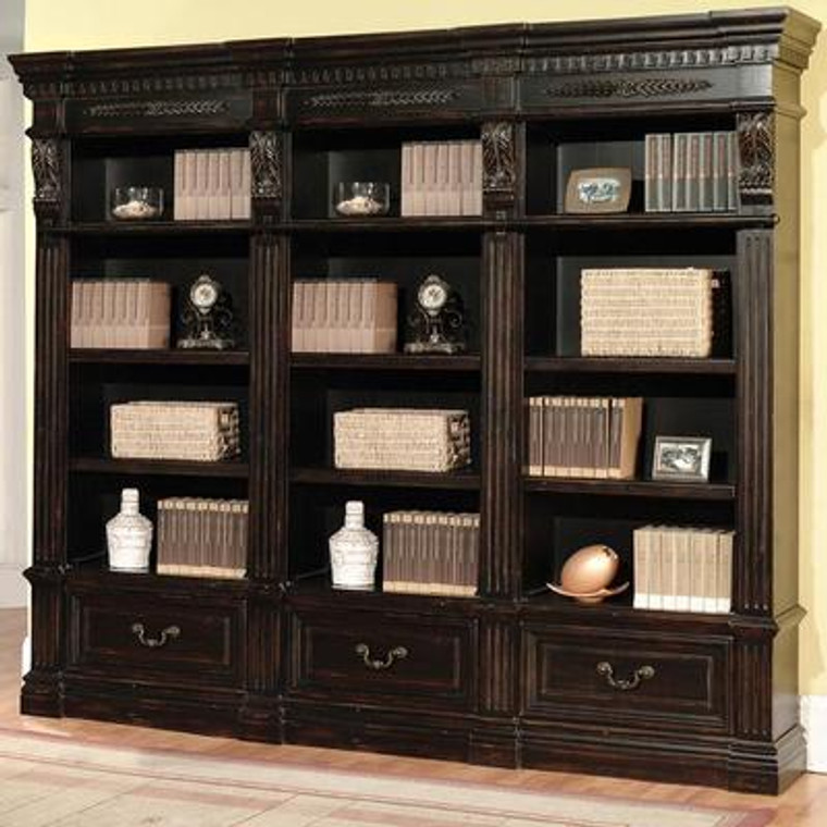 Parker House Grand Manor Palazzo 3 Piece Museum Bookcase (9030 And 2-9031) GPAL#9030-3