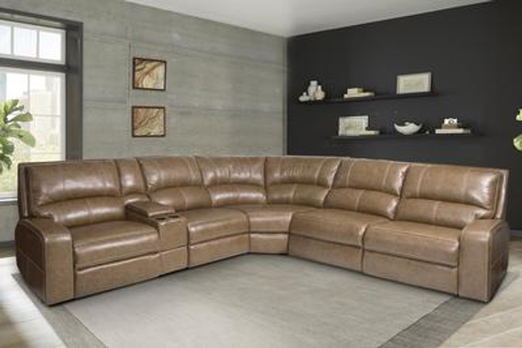 Parker House Swift Bourbon 6 Piece Sectional - Package A (811Lph, 810P, 850, 840, 860, 811Rph) MSWI-PACKA(H)-BOU