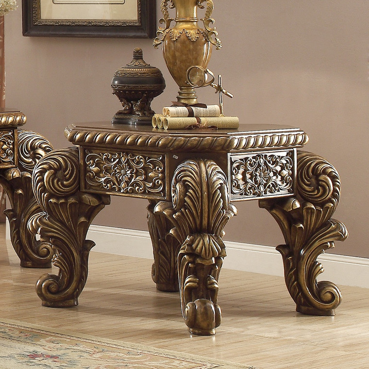 Homey Design Victorian End Table HD-8011-END TABLE