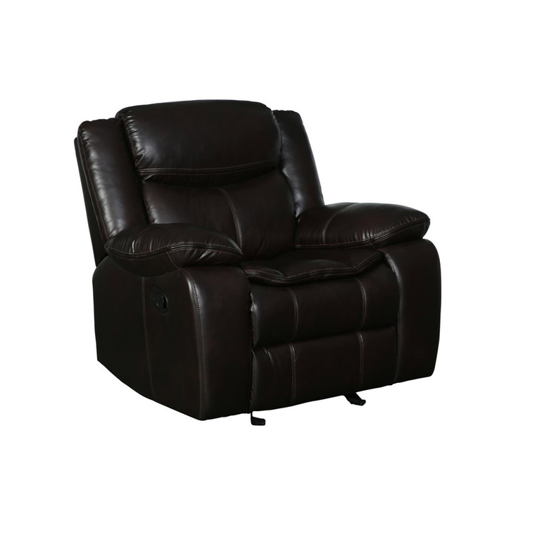 Homeroots 42" Brown Reclining Chair 366306